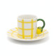 Coffee Cup and Saucer Set - 6 Pcs